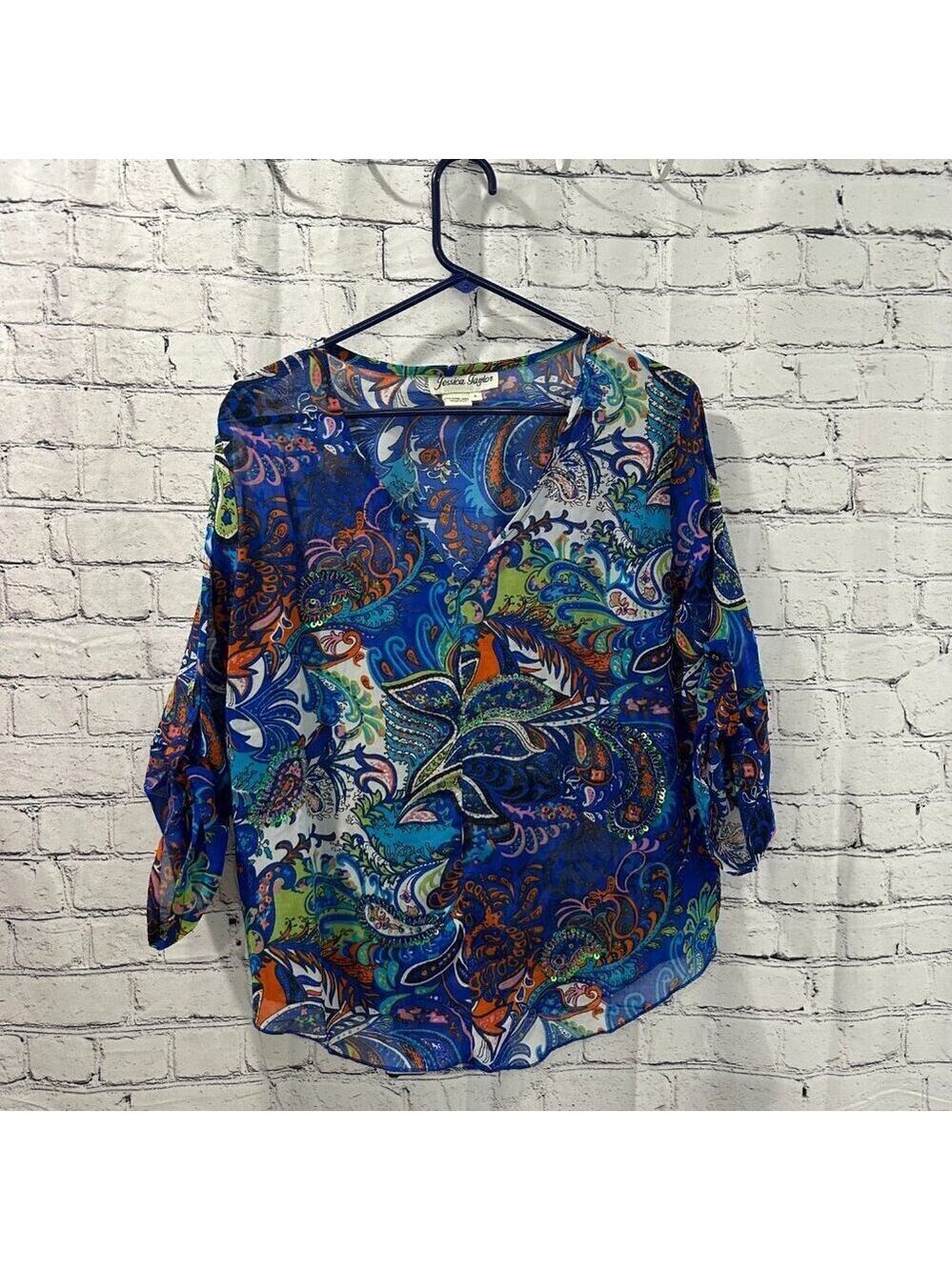 Ladies Jessica Taylor blouse Size L